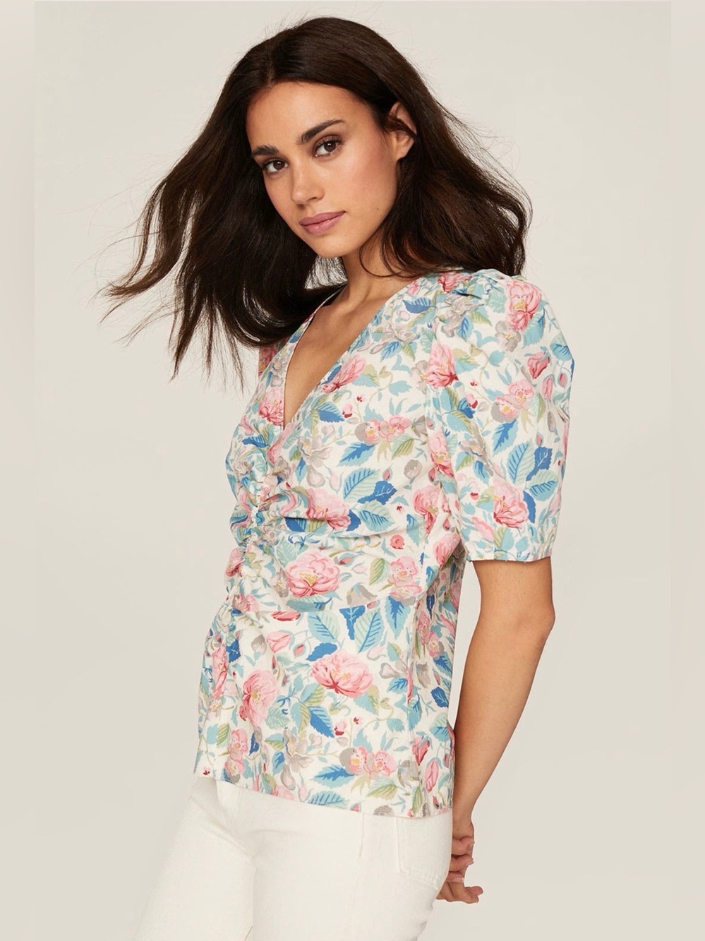 La Vie Rebecca Taylor Painted Garden Top